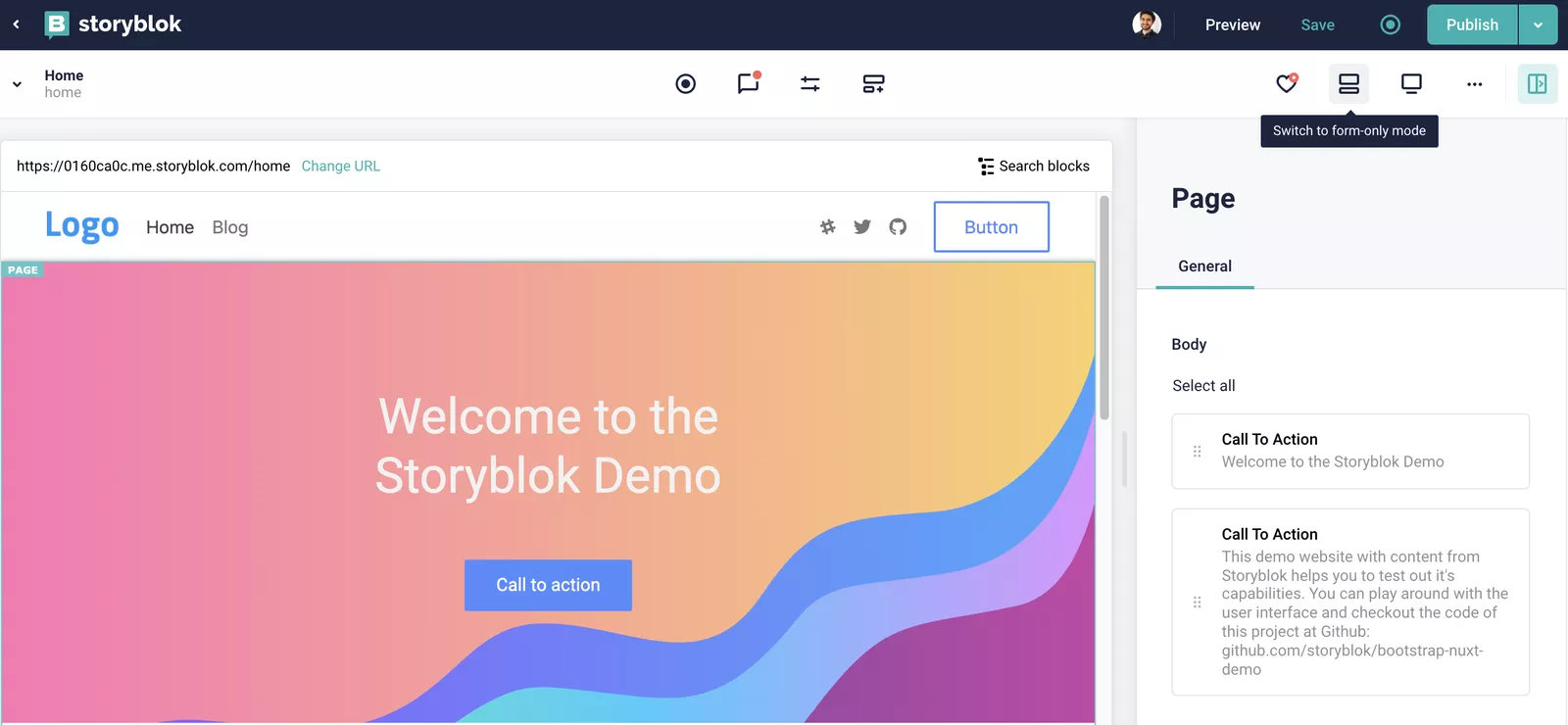 CMS Headless -  Storyblok