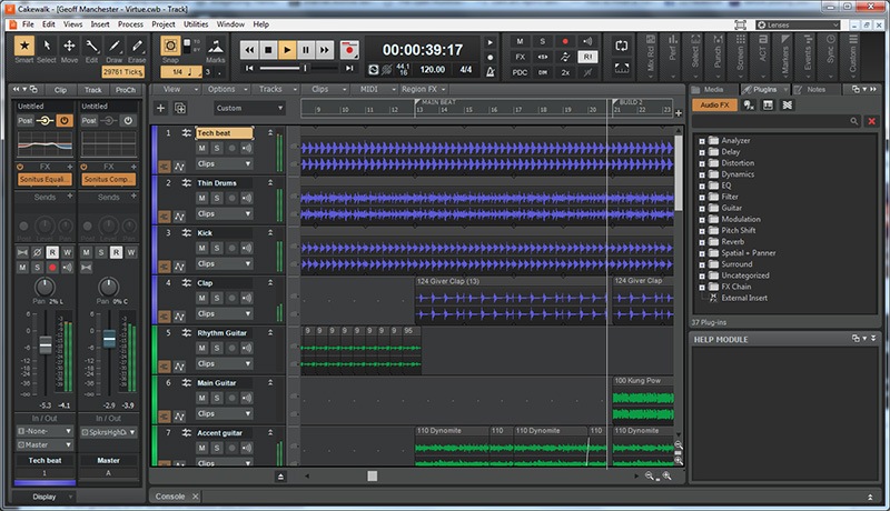 CakeWalk by BandLab - crédit BandLab