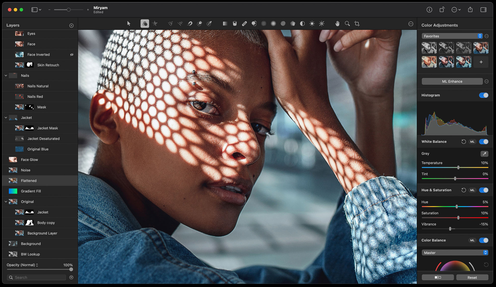 PixelMator Pro, photo