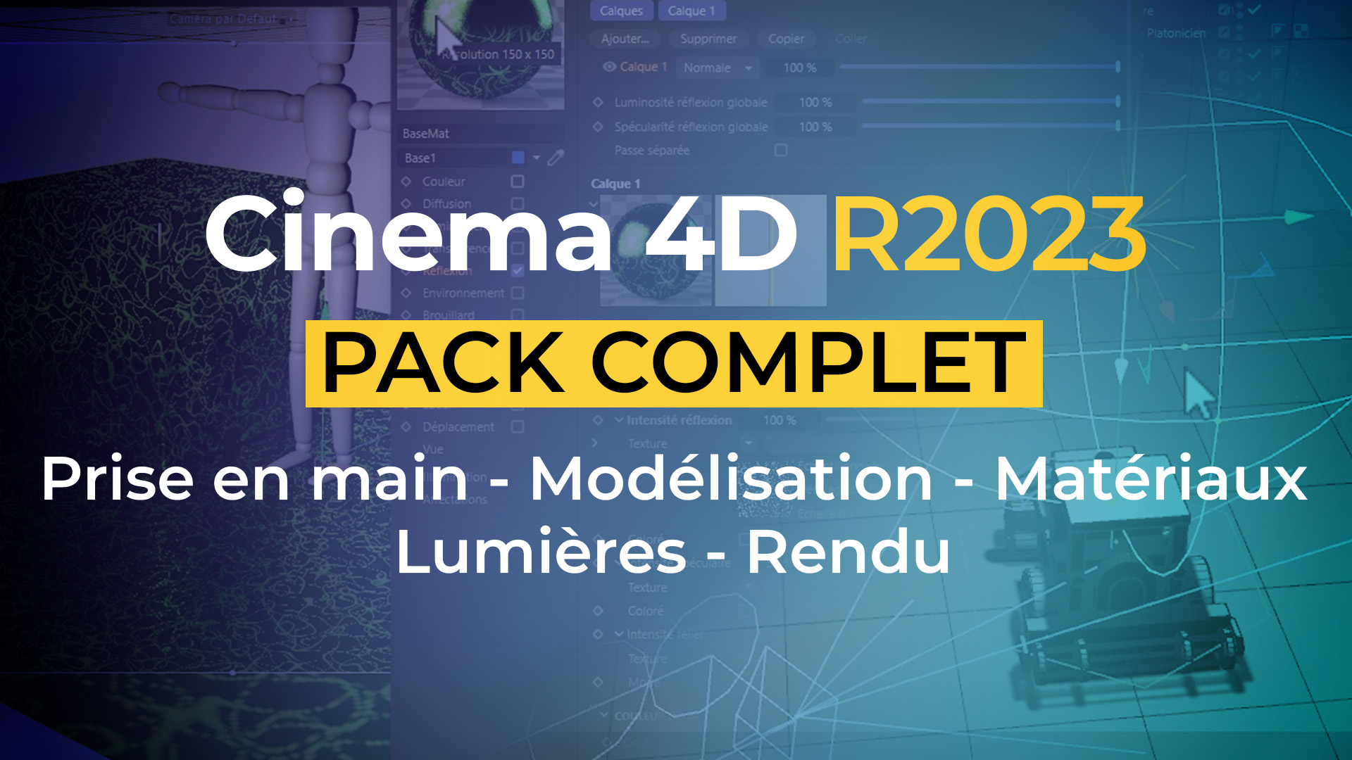 Vignette du parcours Pack tout Cinema 4D 2023