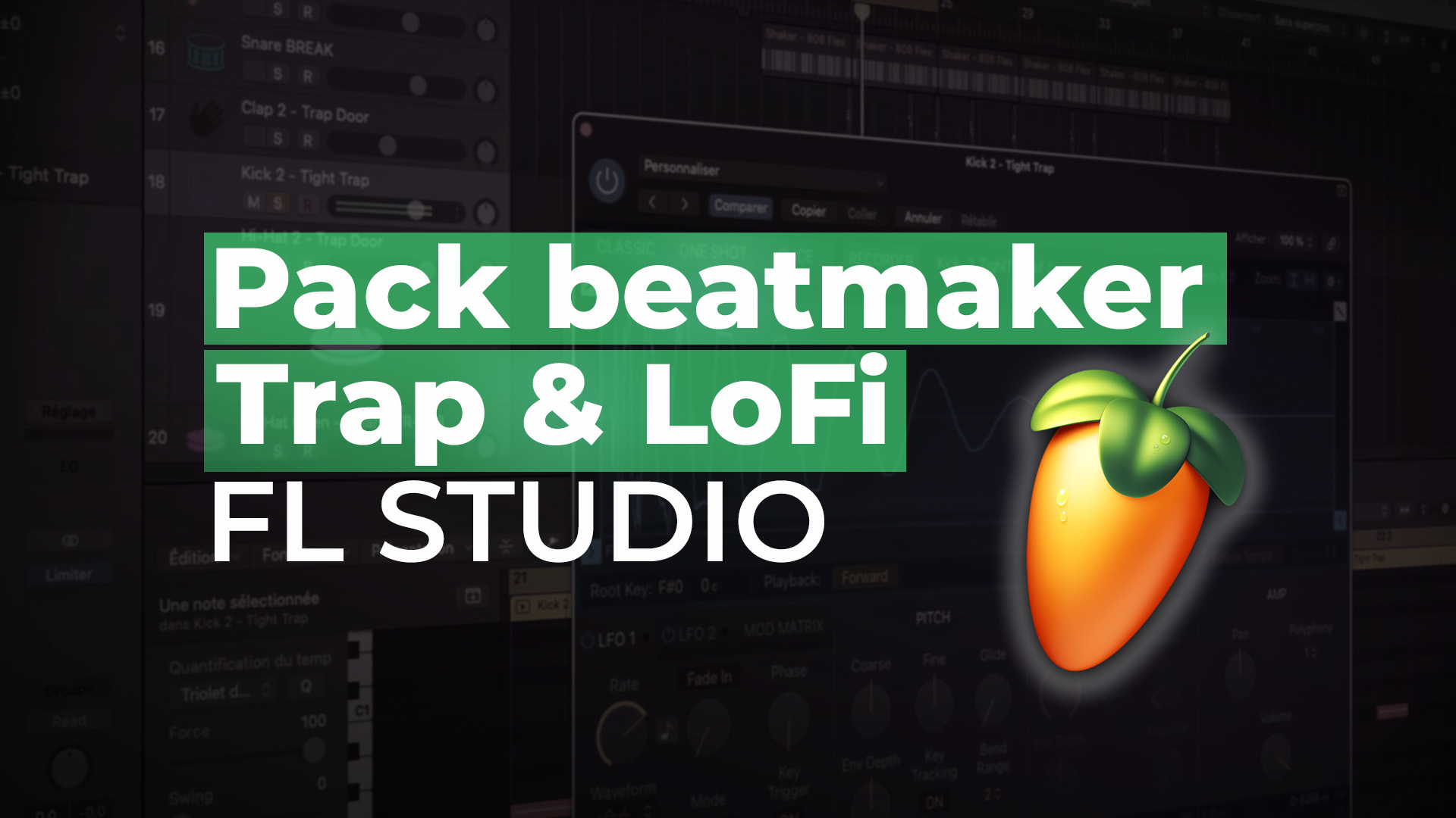 Vignette du parcours Maîtrisez le Beatmaking TRAP et LOFI avec FL Studio