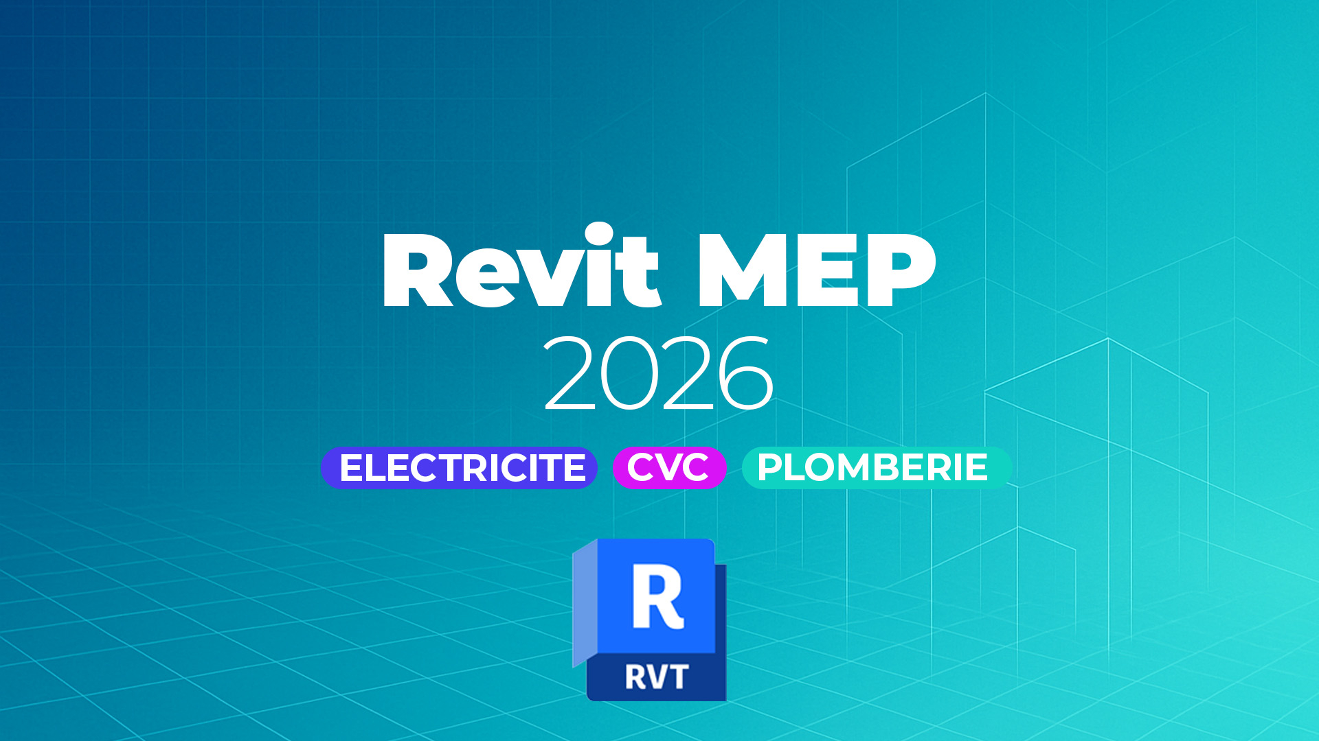 Vignette du parcours Maîtriser la conception CVC, Plomberie et Électricité avec Revit MEP 2026