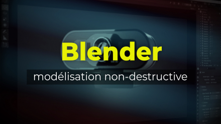 Modélisation non-destructive avec Blender 4,2 (image de couverture)