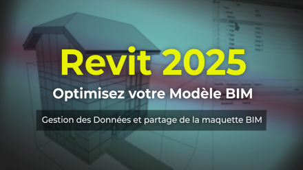 Revit 2025 : Optimisez votre Modèle BIM: Gestion des Données et partage de la maquette BIM (image de couverture)