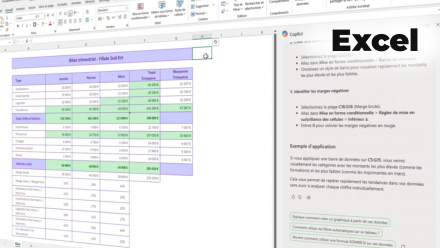 Excel & Microsoft 365 Copilot : Analysez, automatisez et gagnez du temps grâce à l’IA (image de couverture)