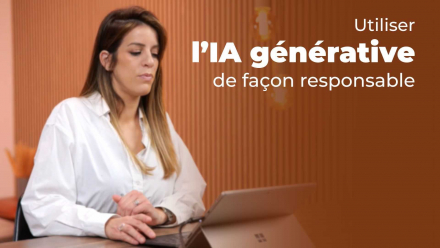 Apprendre à utiliser l’IA générative de façon responsable (image de couverture)