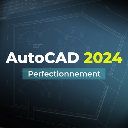 AutoCAD 2024 - Perfectionnement (image de couverture format carré)