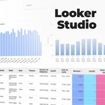 Looker Studio - Apprendre à maitriser l’outil (image de couverture format carré)
