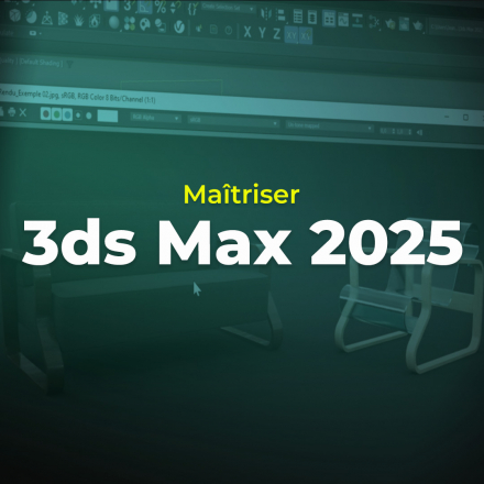 3Ds Max 2025 (image de couverture format carré)