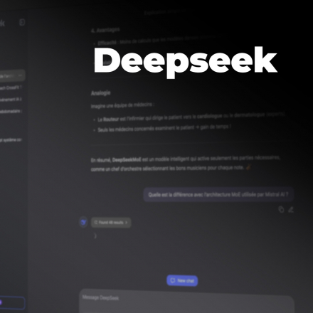 Découvrir et maîtriser Deepseek (image de couverture format carré)
