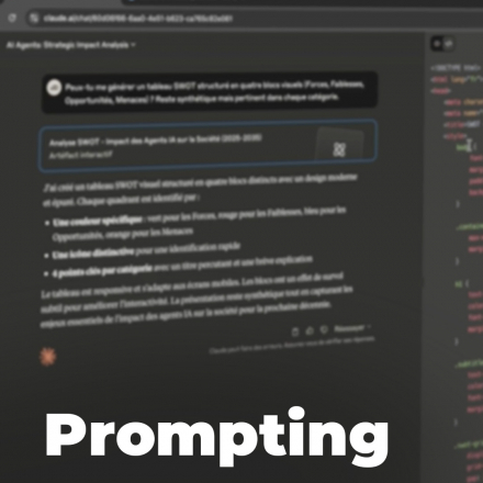 Maîtriser le Prompting - Obtenez des réponses précises (image de couverture format carré)