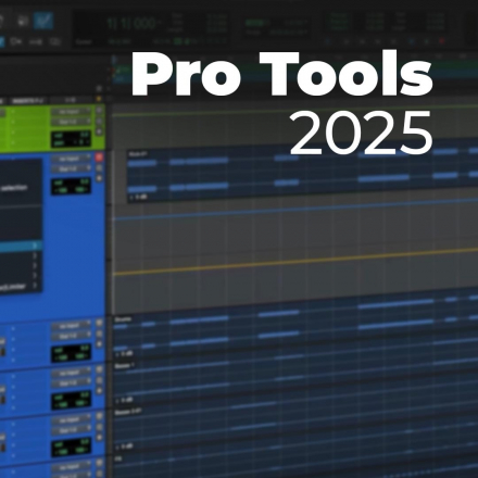 Apprendre Pro Tools 2025 - Prise en main rapide (image de couverture format carré)