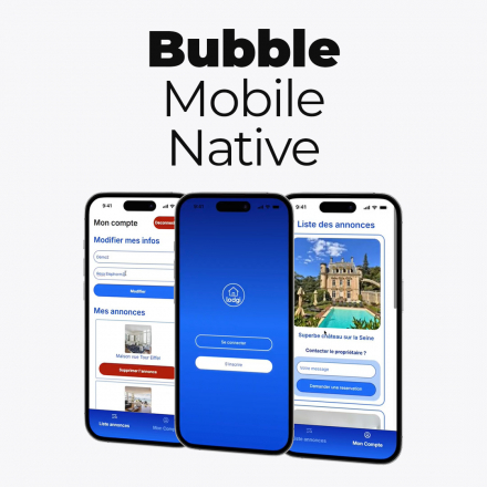 Créer le clone d’Airbnb avec Bubble Mobile Native (image de couverture carré)