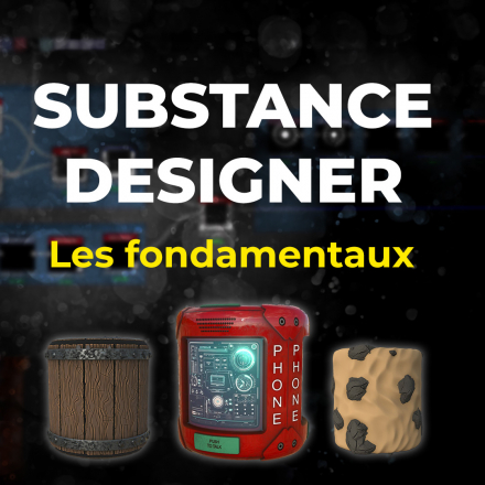 Apprendre Substance designer - Les fondamentaux (image de couverture format carré)