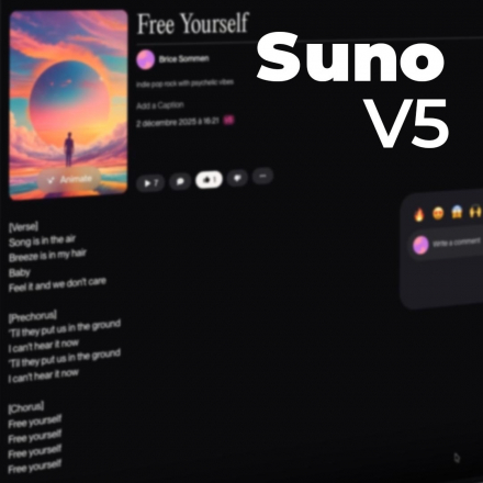 Formation Suno V5 (image de couverture carré)