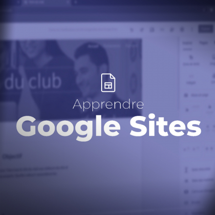 Apprendre Google Sites