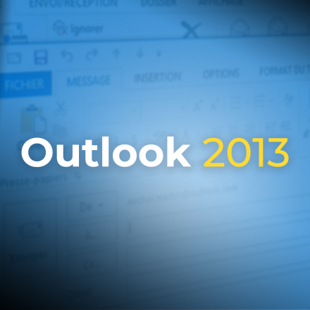 Formation Outlook 2013 - du Niveau initiation à perfectionnement
