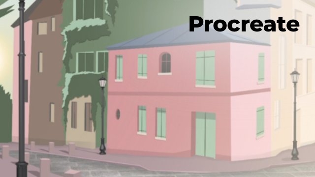 Maîtriser Procreate : dessiner un paysage minimaliste à partir d’une photo