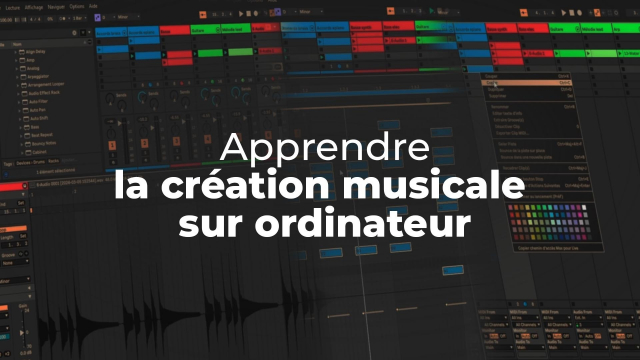 Apprendre la création musicale sur ordinateur 