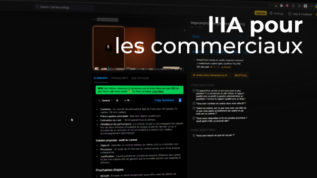 Maîtriser l’IA pour augmenter votre métier de commercial 
