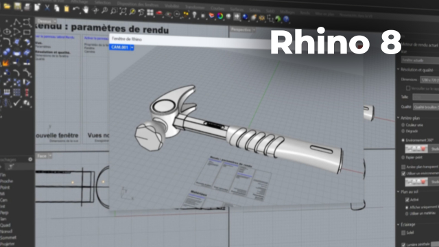 Apprendre Rhino 8 : les fondamentaux