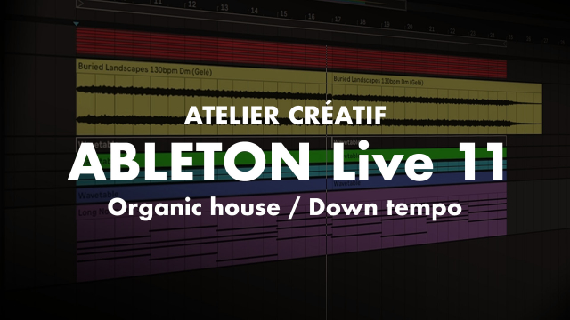 Atelier créatif Ableton Live 11 - Organic house / Down tempo