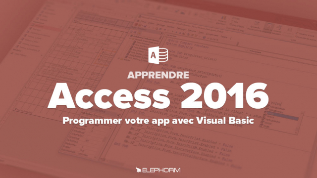 Apprendre Access 2016 - Programmer votre application avec VBA