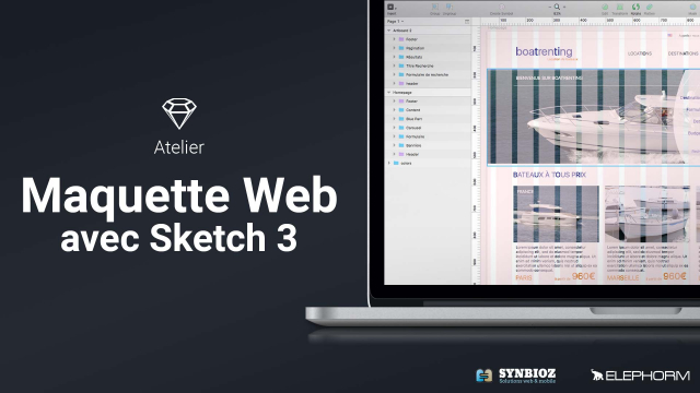 Atelier Sketch 3 - Créer une maquette web